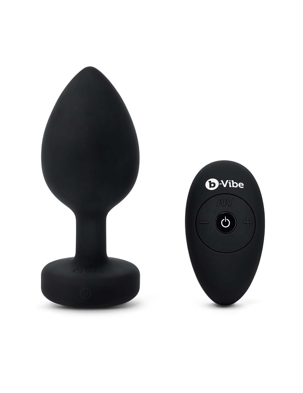 B-Vibe Vibrating Jewel Plug XXL- Flat Upright