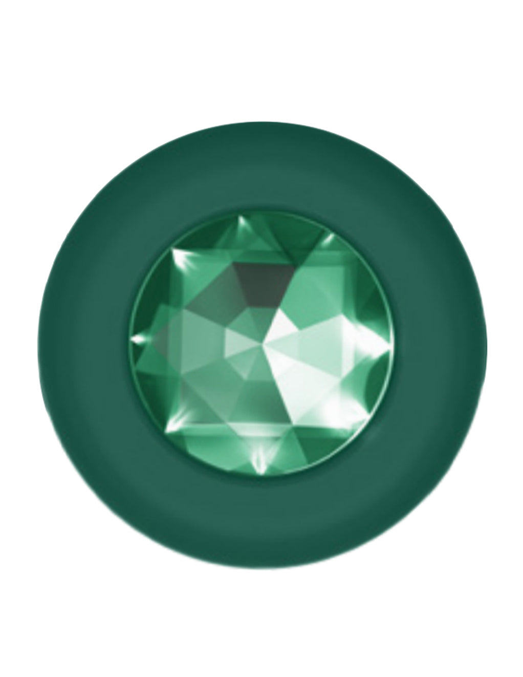 B-Vibe Vibrating Jewels Medium/Large- Emerald- Jewel Base