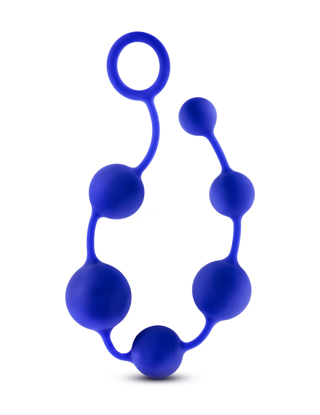 Performance Silicone Anal Beads- Blue