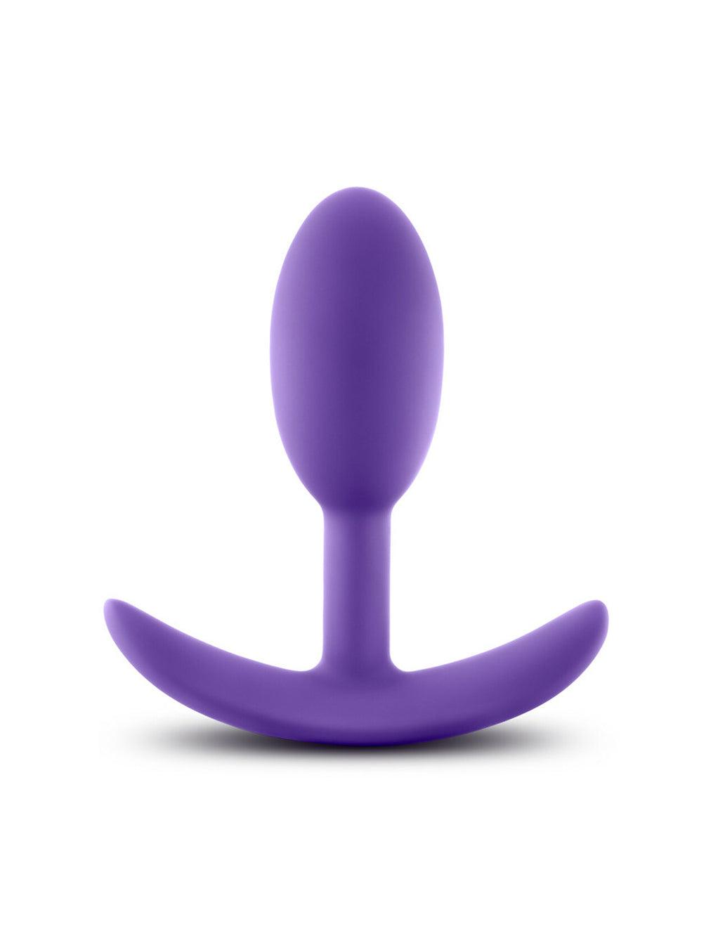 Luxe Wearable Vibra Slim Plug Small- Purple- Front
