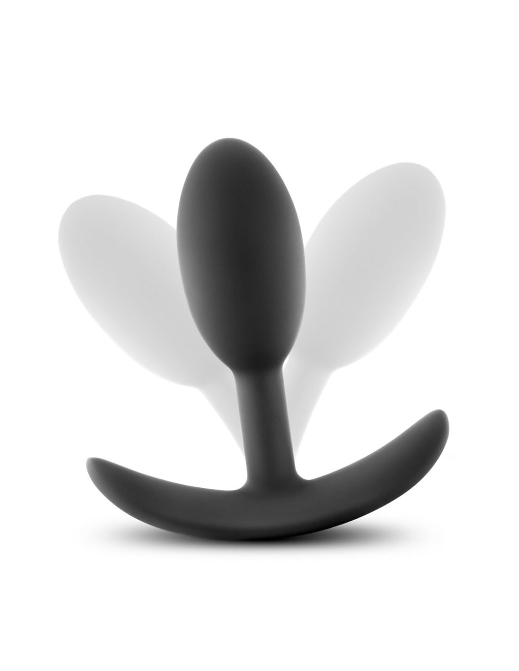 Luxe Wearable Vibra Slim Plug Small- Black- Bending diagram