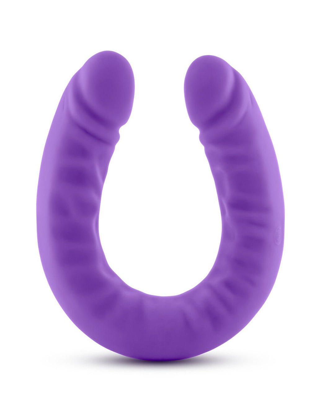 Ruse 18 Inch Silicone Double Ended Dildo- Purple- Front