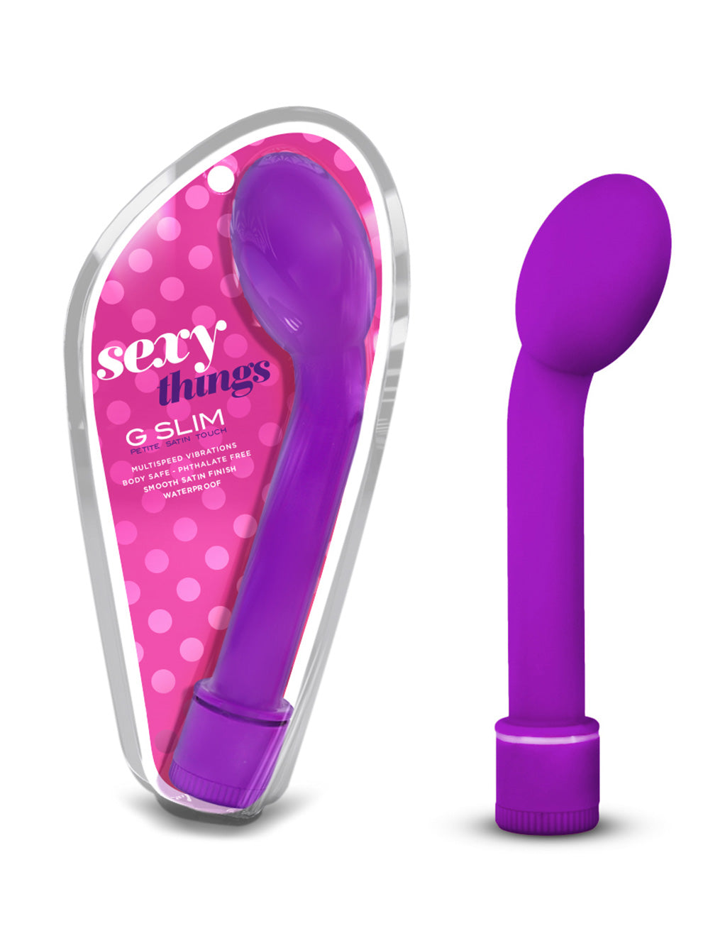 Sexy Things G Slim Petite G-spot Vibrator- Purple- Package