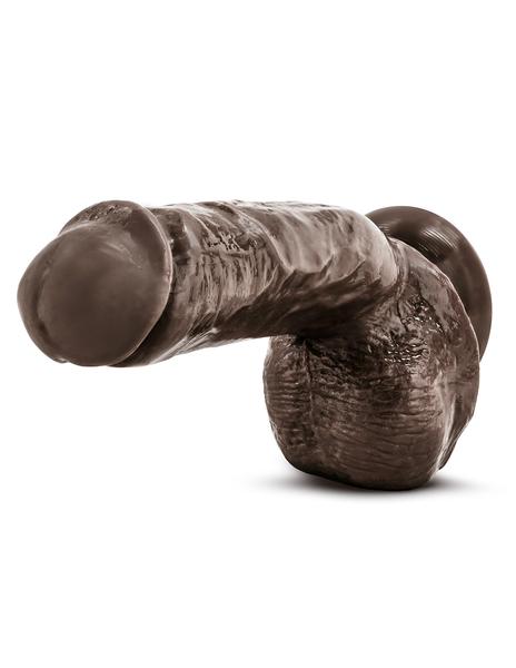 X5 Hard On Realistic Suction Cup Dildo- Brown- Top