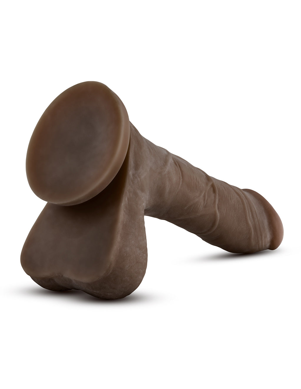 Au Naturel Mr. Perfect Dildo- Chocolate- Suction Cup