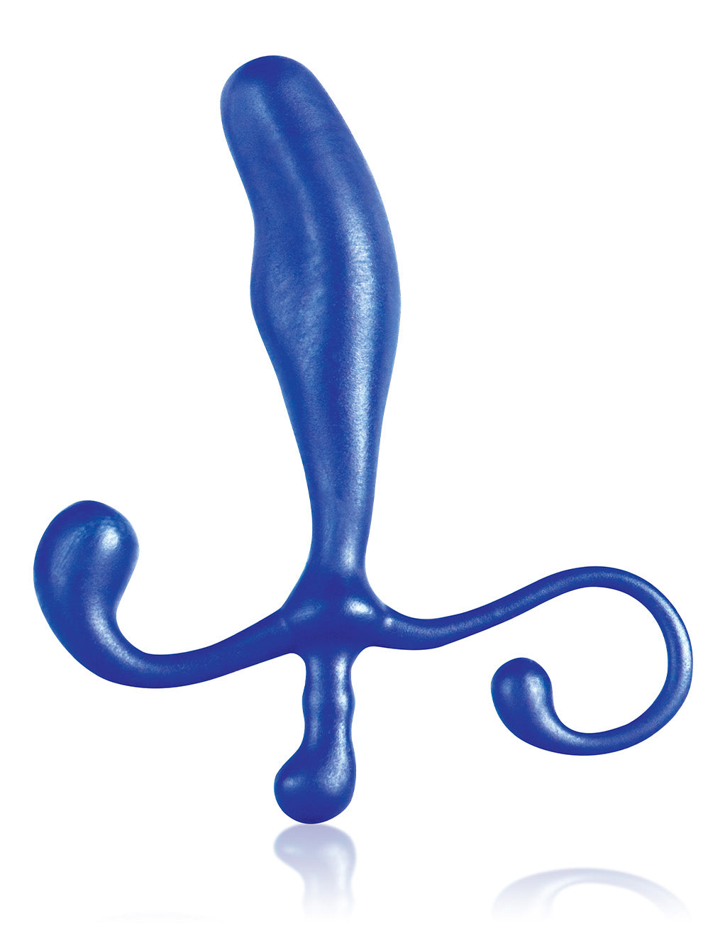 Blue Line Prostate Gear Massager- Blue- Front