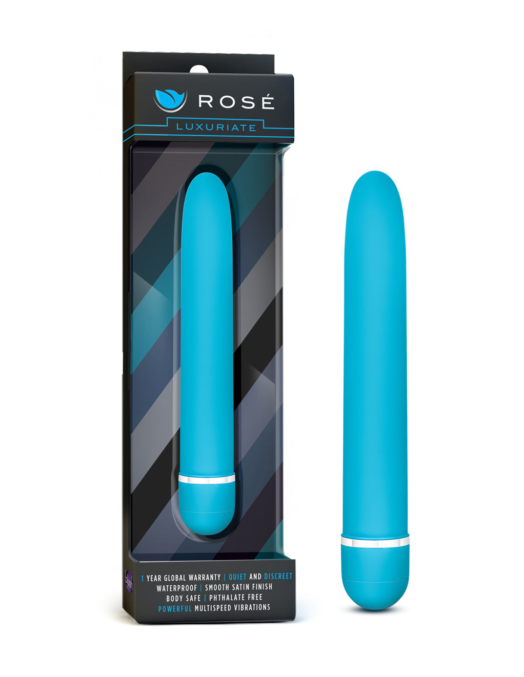Rose Luxuriate Vibrator- Blue- Box