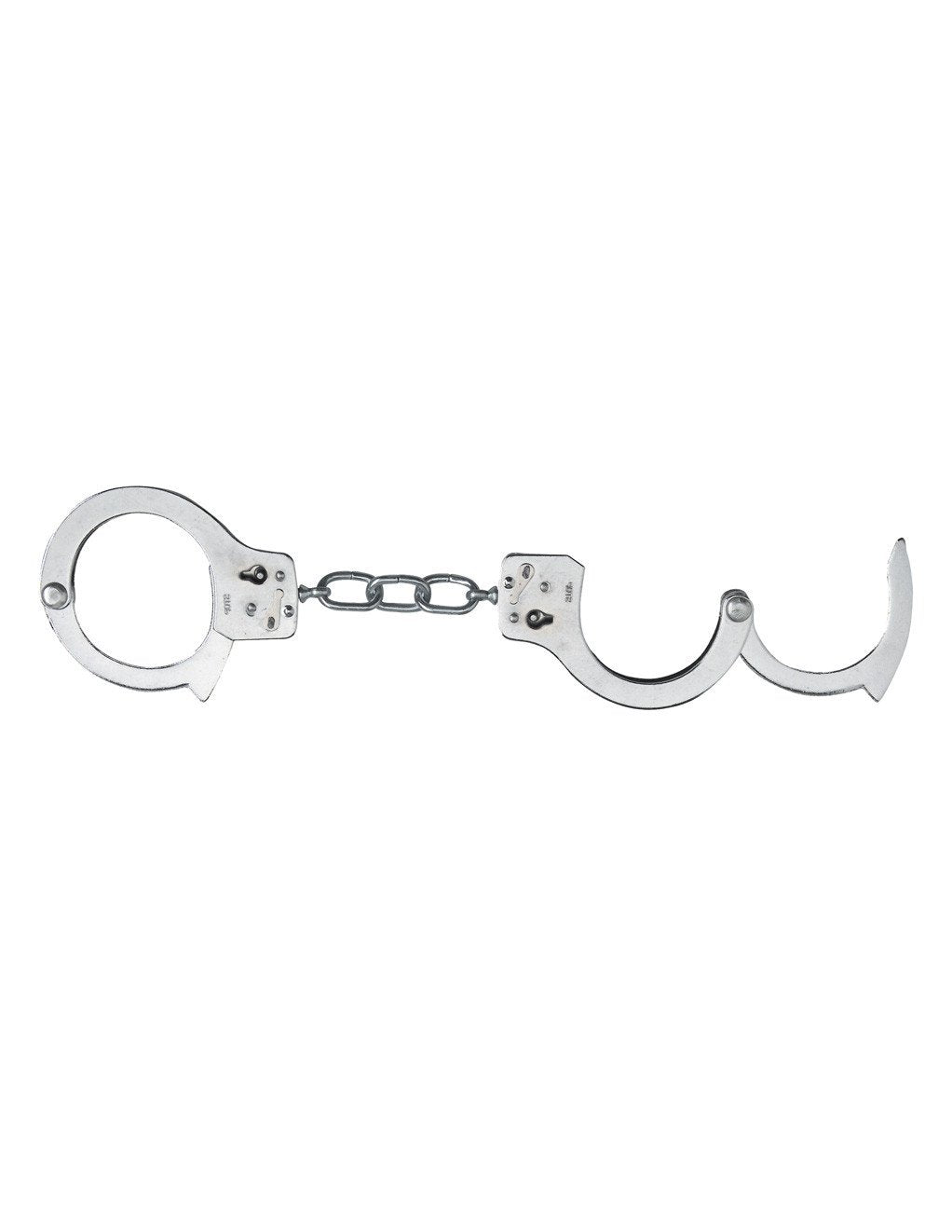Spartacus Single Lock Handcuffs- Silver