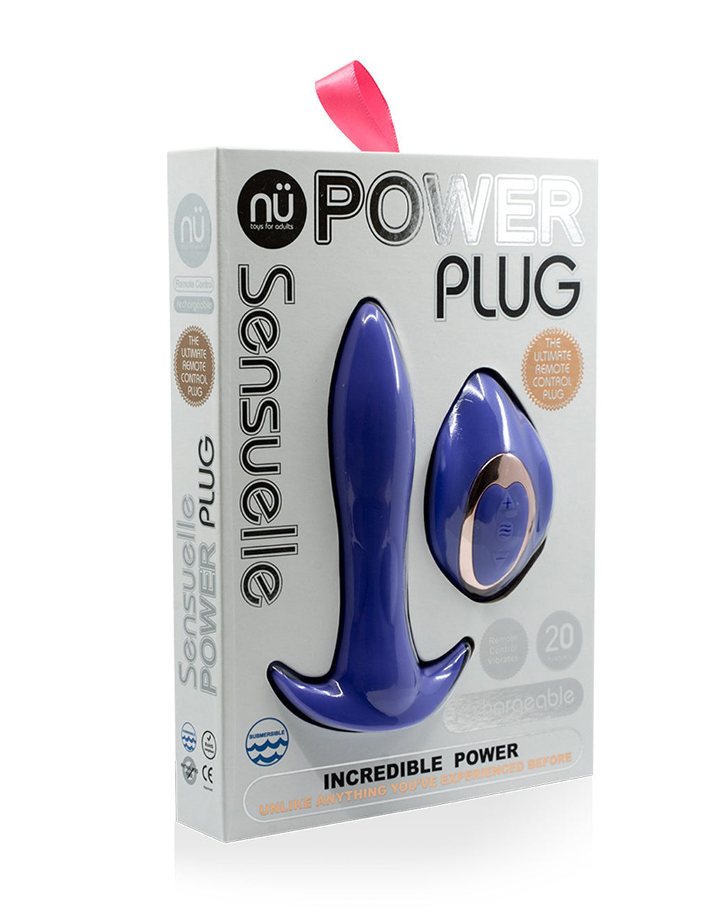 Nu Sensuelle Power Plug w/ Remote- Ultra Violet- Package
