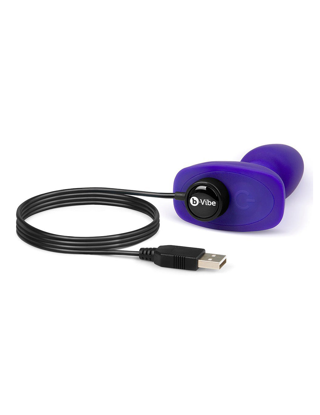 B-Vibe Petite Rimming Butt Plug- Purple- Charger