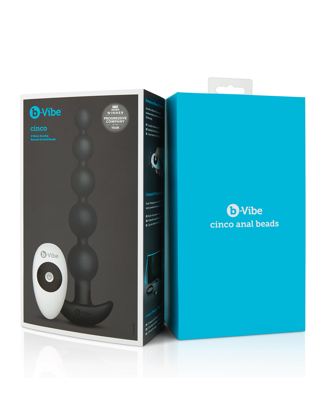 B-Vibe Cinco Anal Beads- Packaging