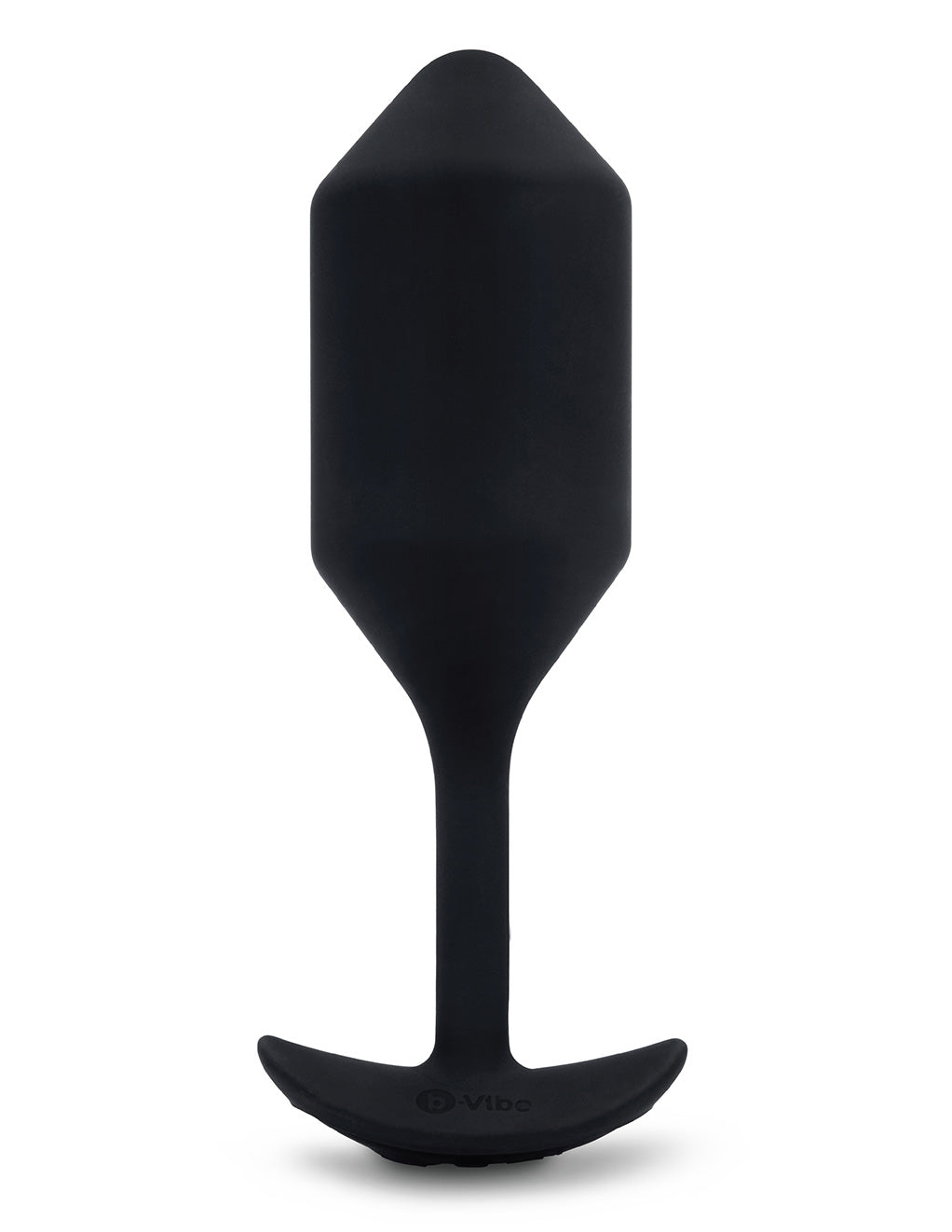 B-Vibe X-Large Vibrating Snug Plug- Black- Front