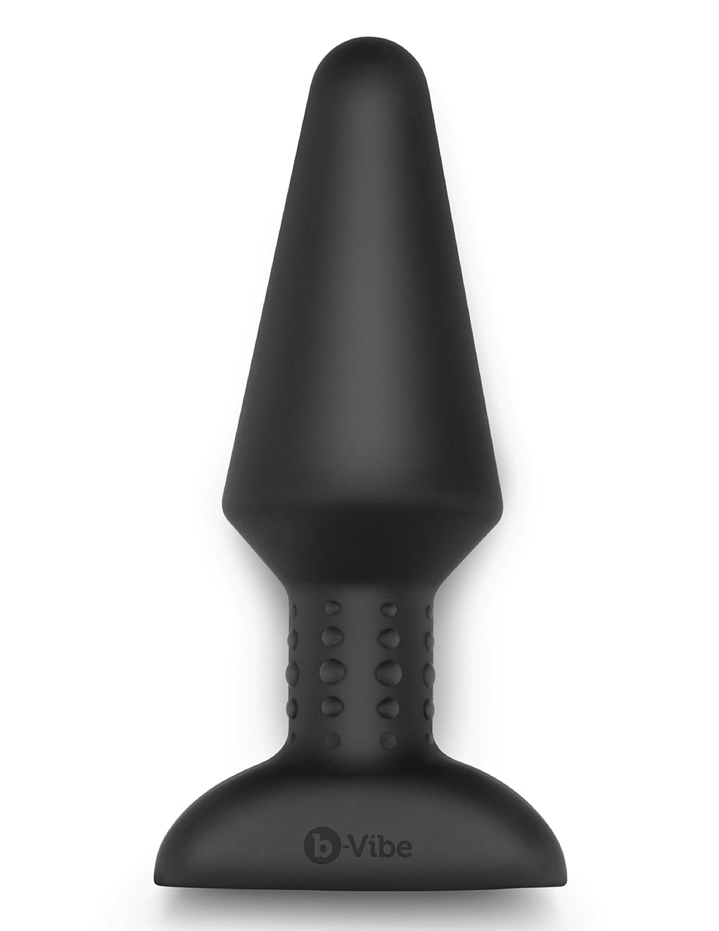 B-Vibe XL Rimming Butt Plug- Black- Front