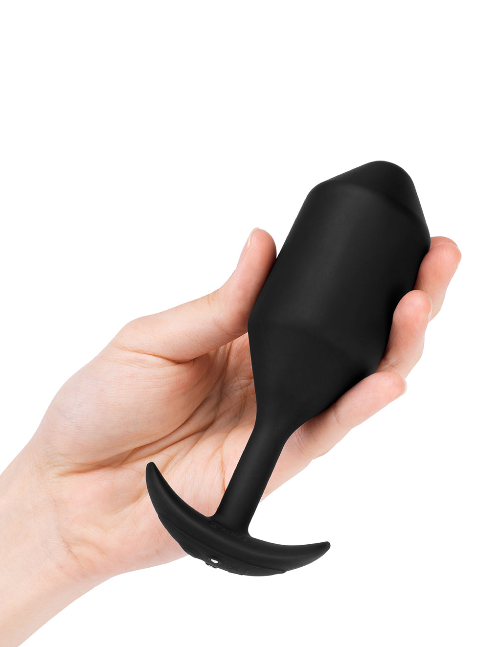 B-Vibe Vibrating Snug Plug 5 XXL- In hand