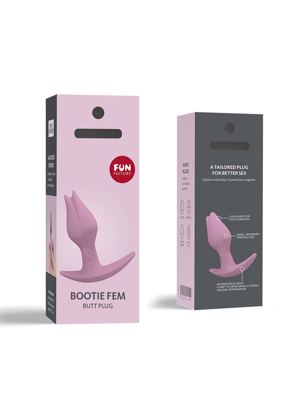 Fun Factory Bootie Fem Rose Packaging