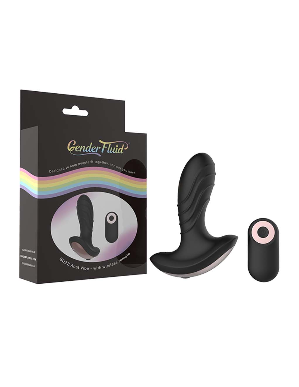 Gender Fluid Buzz Anal Vibe - Toy with Box