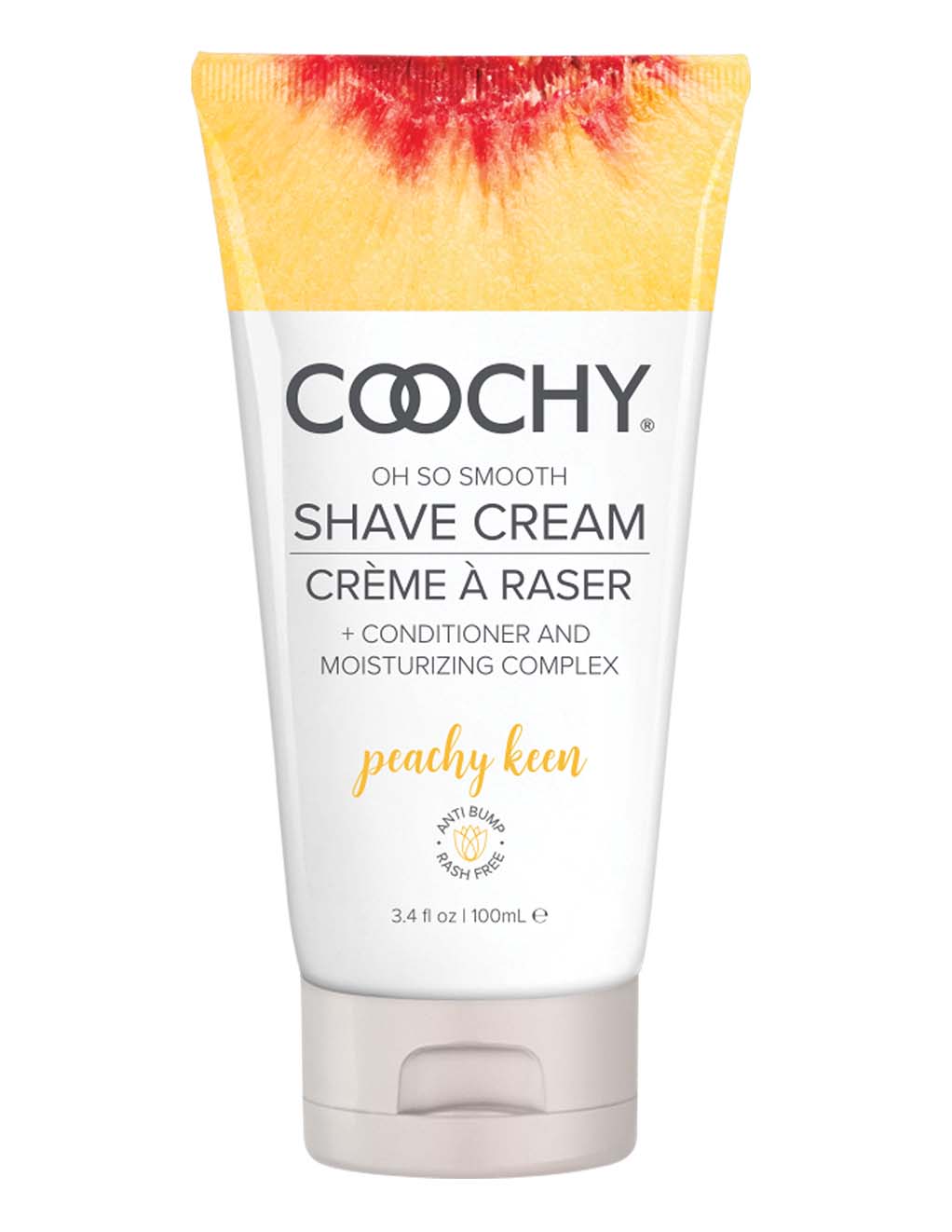 Coochy Shave Cream Peachy Keen- 3oz- Front