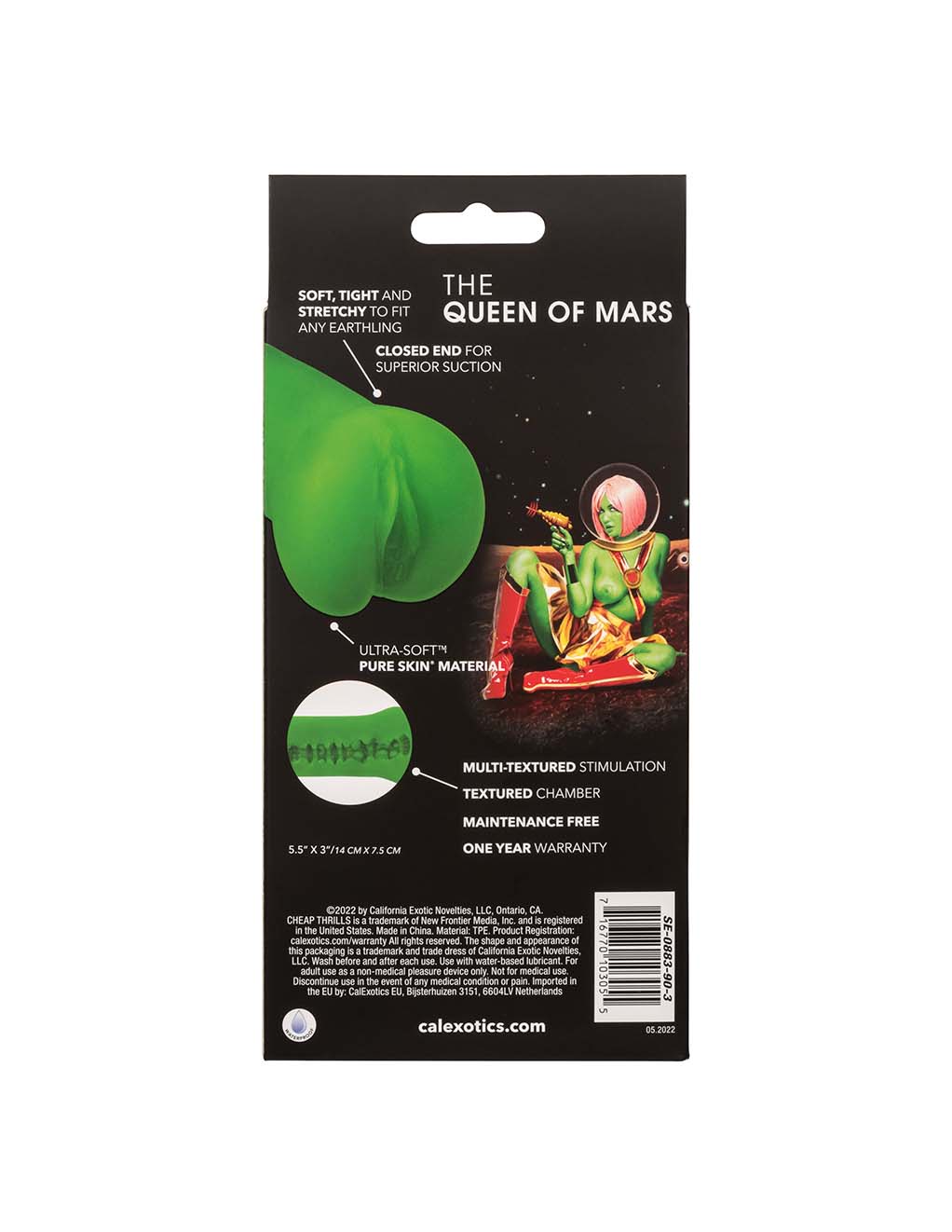 Cheap Thrills Queen of Mars- Box Back