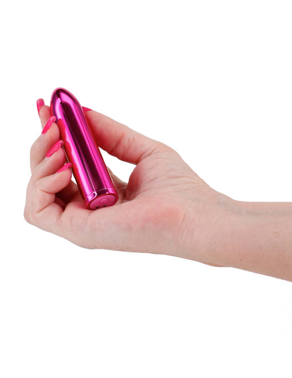Chroma Petite Bullet- pink in hand