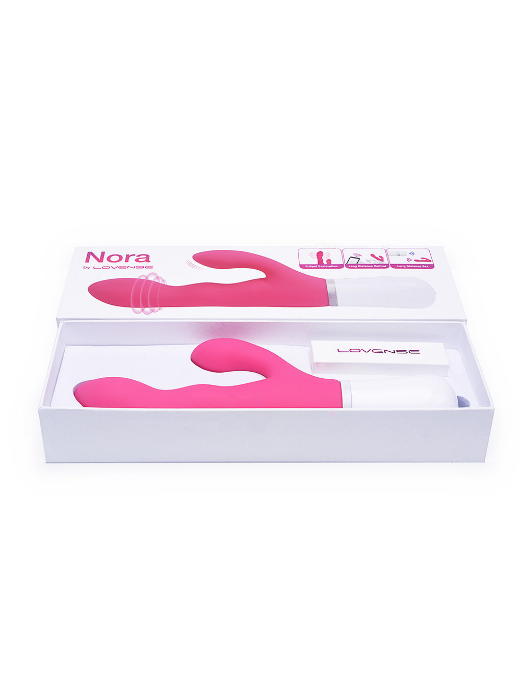 Lovense Nora Bluetooth Remote Control Rabbit Vibrator - Novelties - Dual/Multi