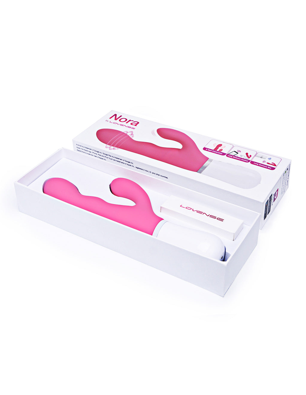 Lovense Nora Bluetooth Remote Control Rabbit Vibrator - Novelties - Dual/Multi