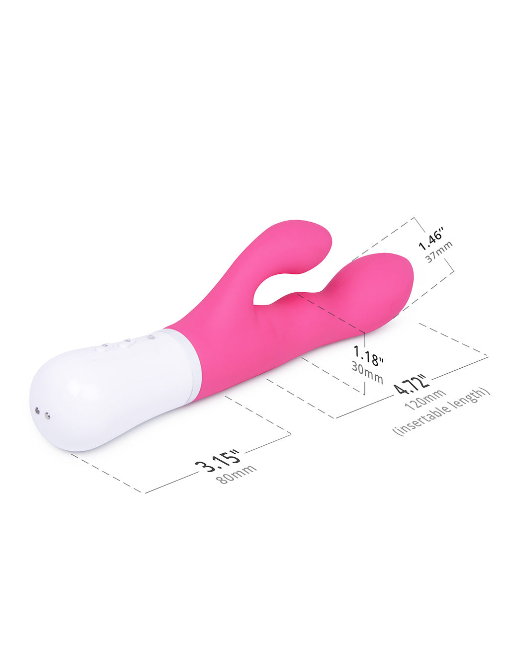 Lovense Nora Bluetooth Remote Control Rabbit Vibrator - Novelties - Dual/Multi