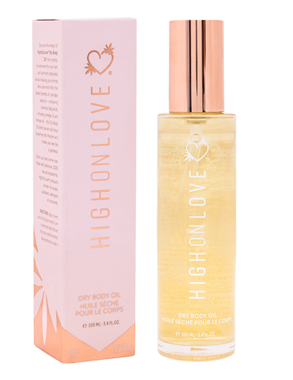 High On Love Dry Body Oil Spray- Package