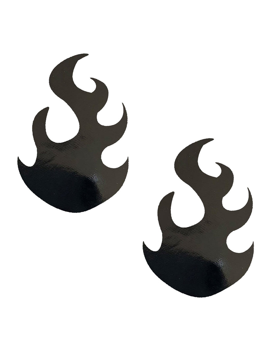 Neva Nude Black Flame Pasties- Front
