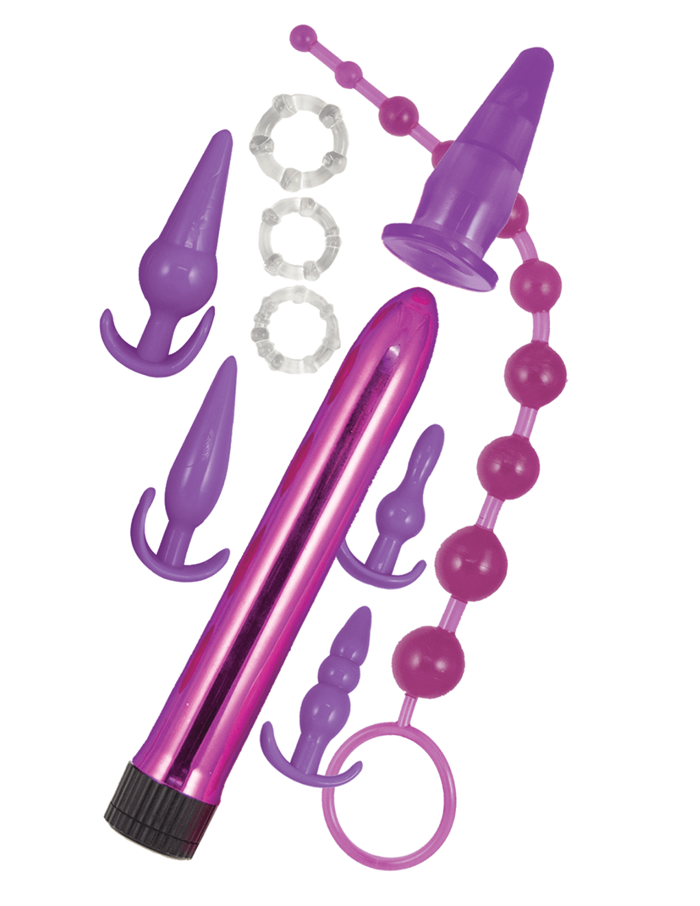 Nasstoys Elite Collection Anal Play Kit - Purple - Main