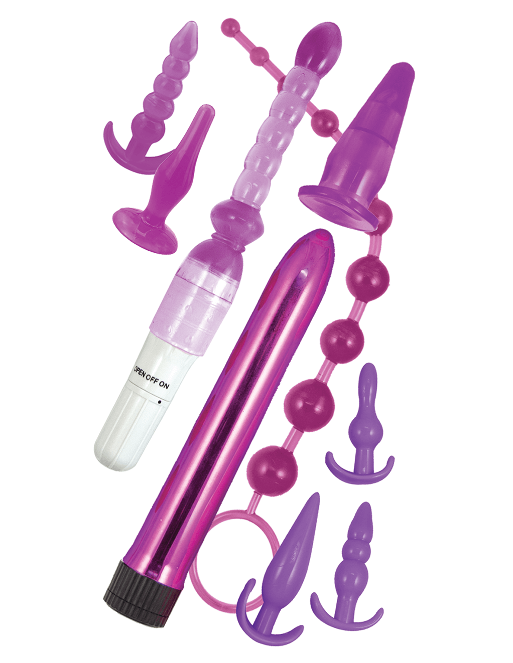 Nasstoys Elite Collection Supreme Anal Play Kit - Purple - Main