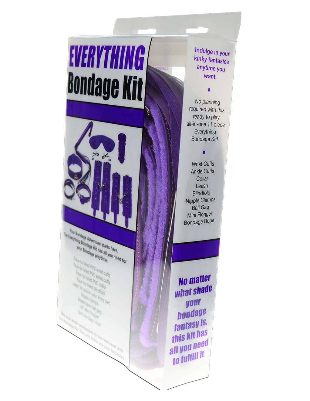 Everything Bondage Kit Purple - Box Side
