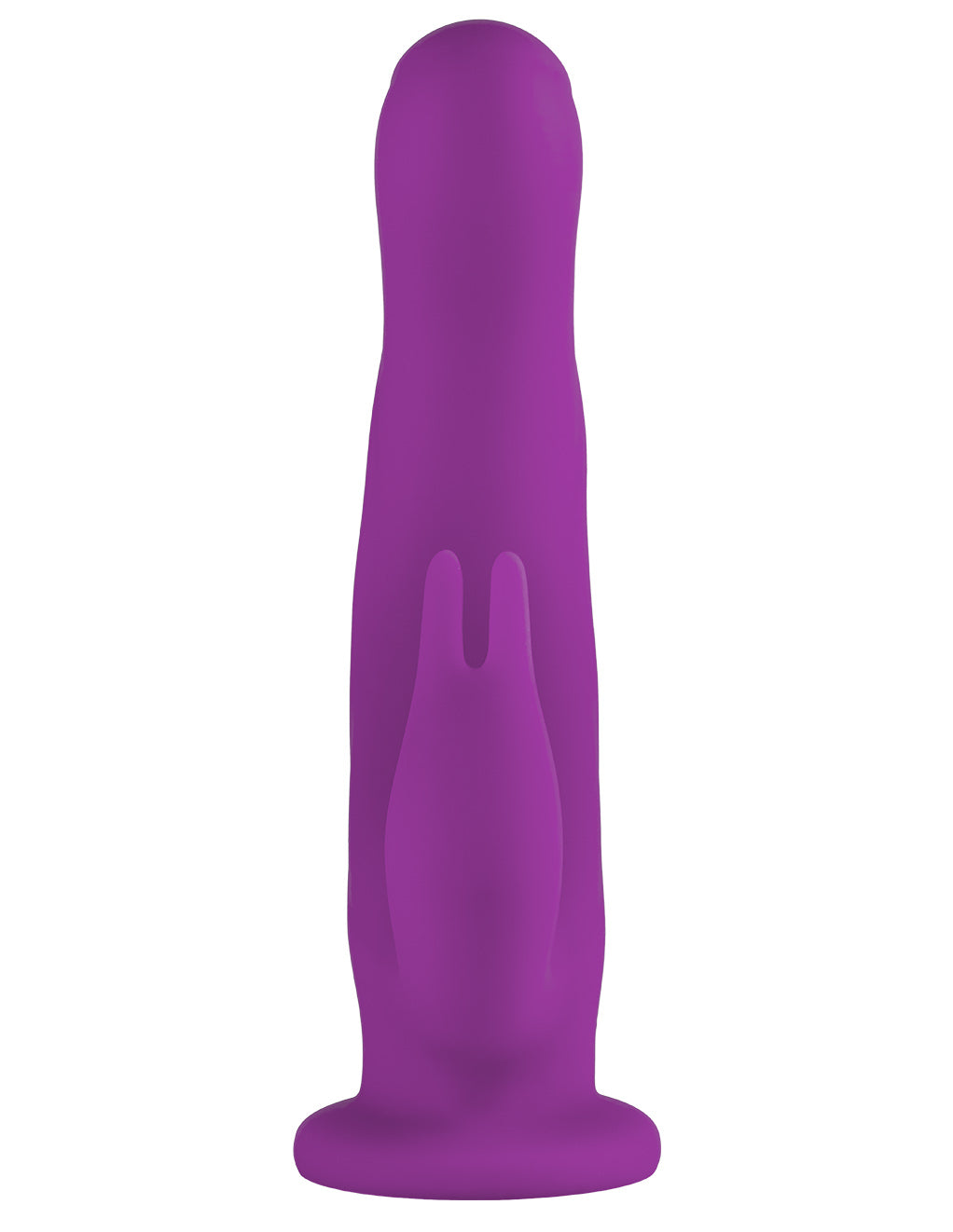 Femme Funn Pirouette Dual Stimulating Suction Cup Vibrator- Purple- Top- Side