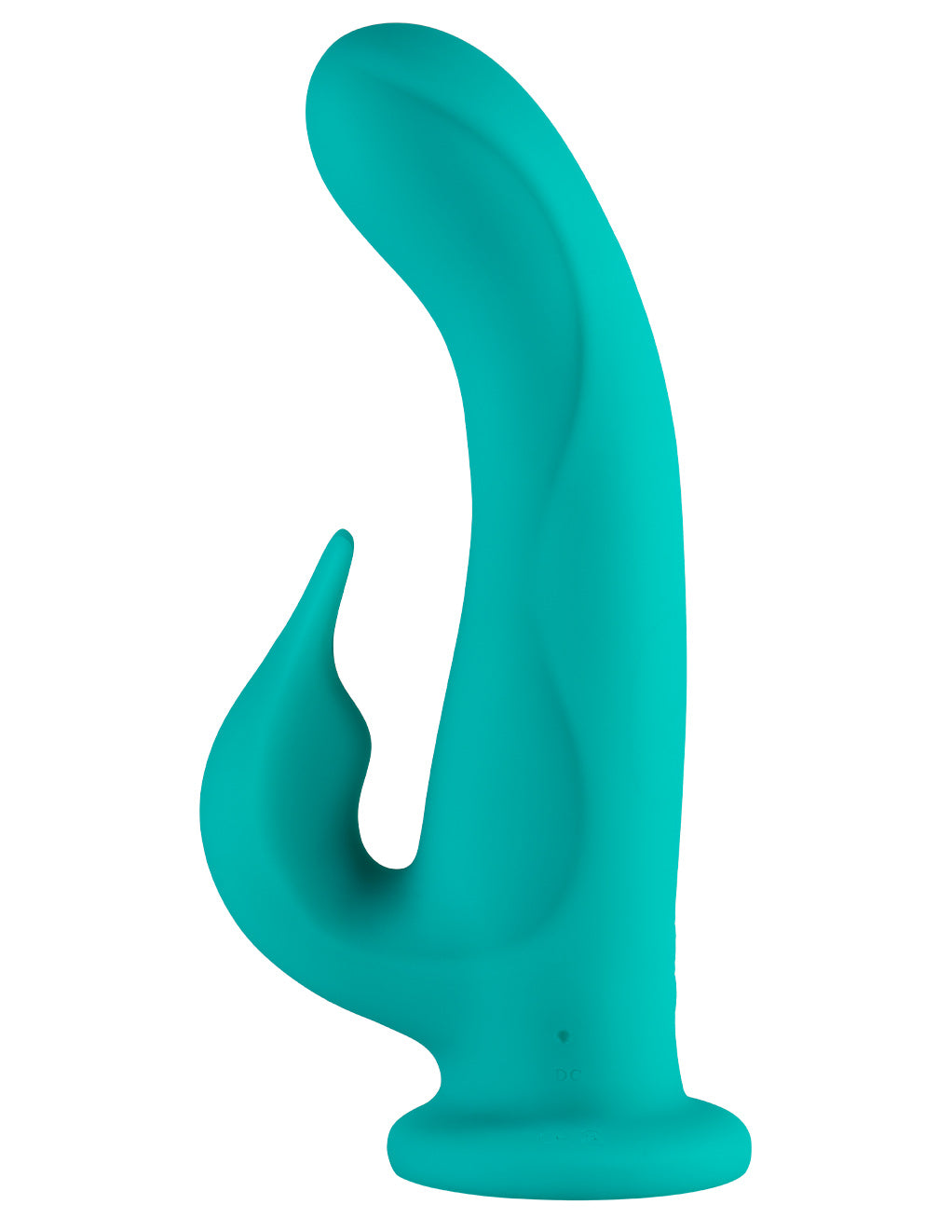 Femme Funn Pirouette Dual Stimulating Suction Cup Vibrator- Turquoise- side