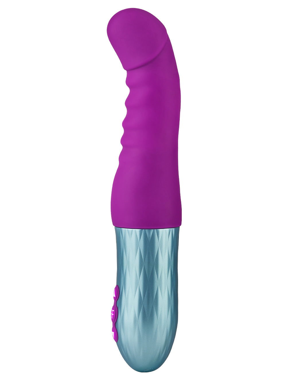 Femme Funn Cadenza Thrusting Vibrator- Purple- Side