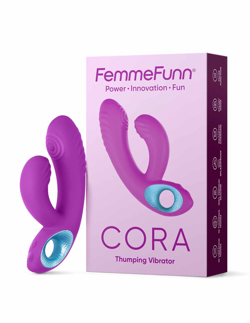 Femme Funn Cora- Purple- Packaging