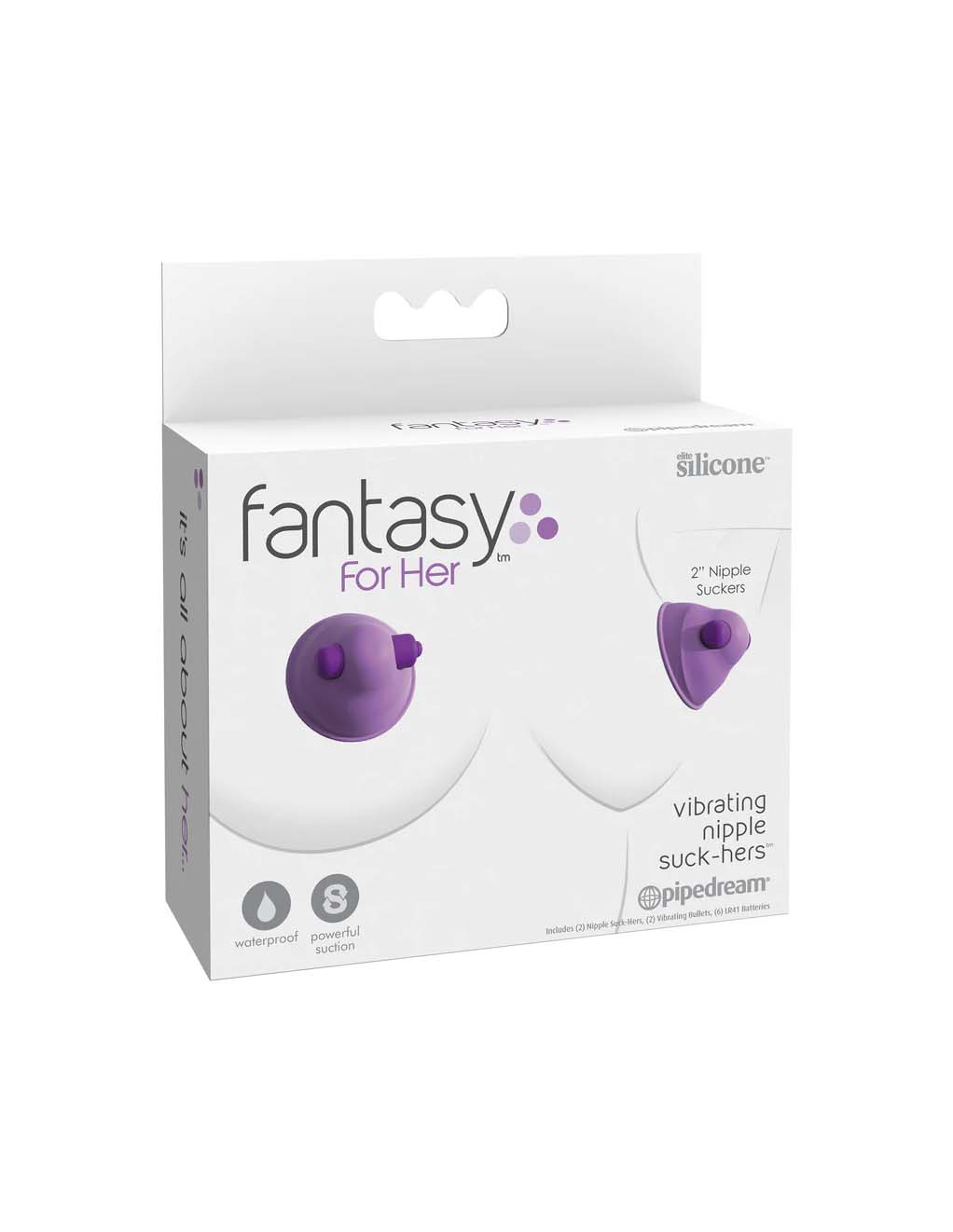 Fantasy For Her Vibrating Nipple Suck-Hers- Box