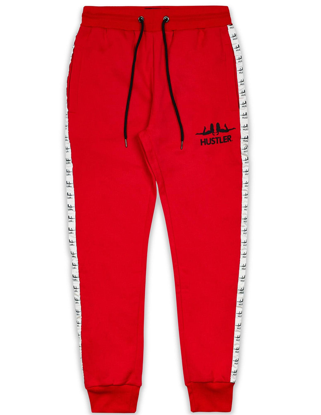 HUSTLER® Girl Joggers- Red- Front