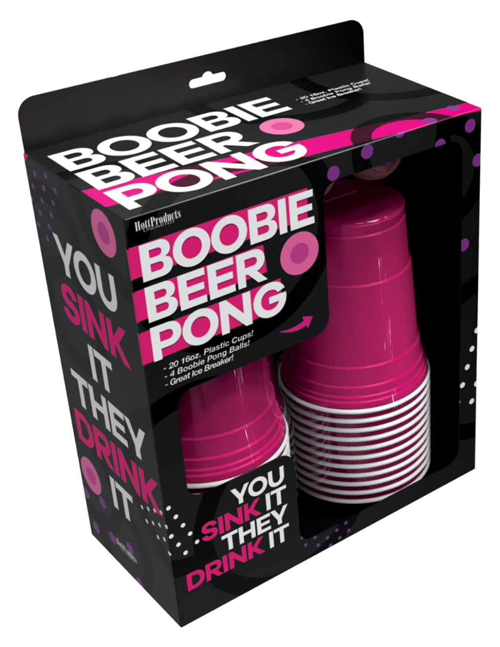 Boobie Beer Pong Set- Package