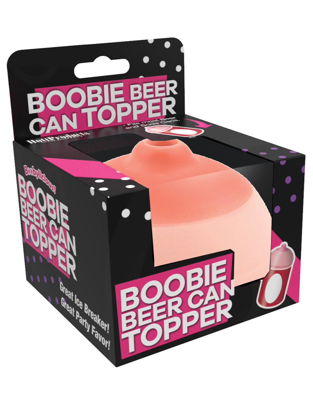 Boobie Beer Can Topper- Package