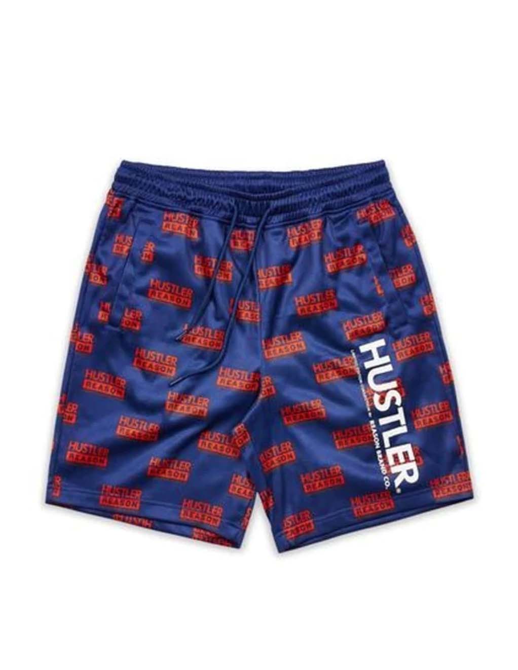 HUSTLER® X Reason Logo T-Shirt & Short Set- Shorts Only