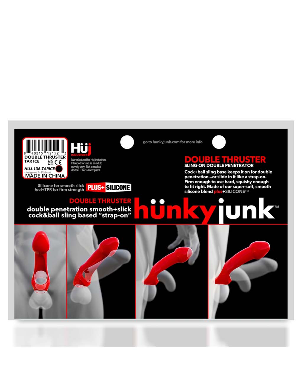 Hunkyjunk Double Thruster Sling- Box Back