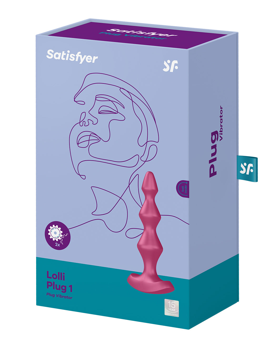 Satisfyer Lolli Plug 1- Berry- Package