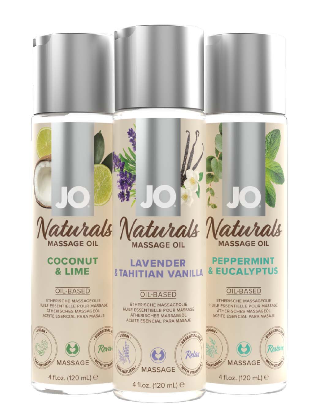 Jo Naturals Massage Oil- Main