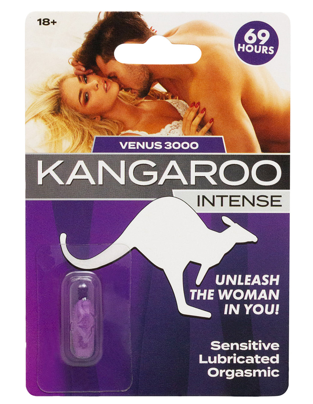 Kangaroo Violet Venus 3000- 1 Count- Front