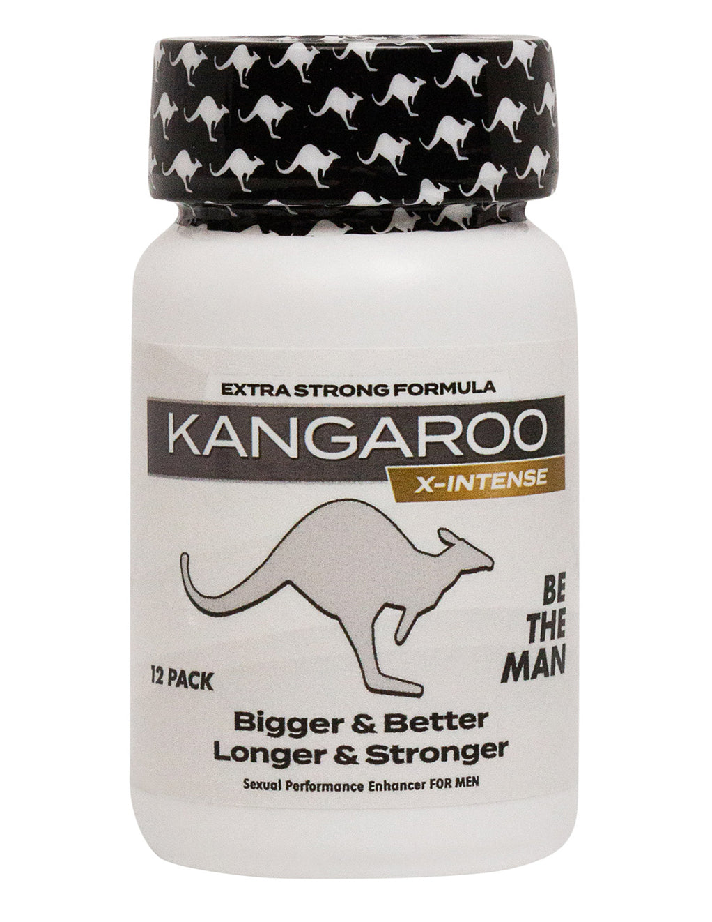 Kangaroo White Extra Strong- 12CT- Front