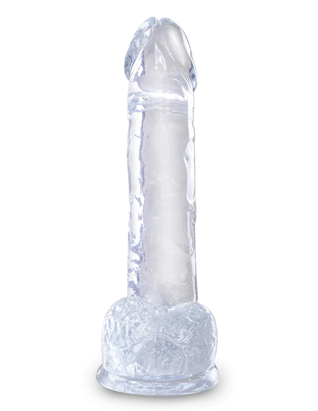 King Cock 7 Inch Suction Cup Dildo with Balls- Underside
