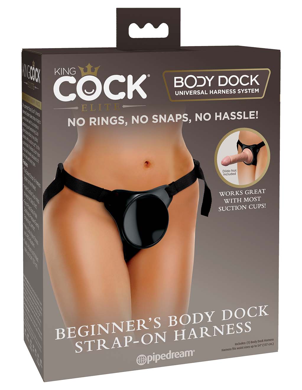 King Cock Elite Beginner's Body Dock Harness- Box