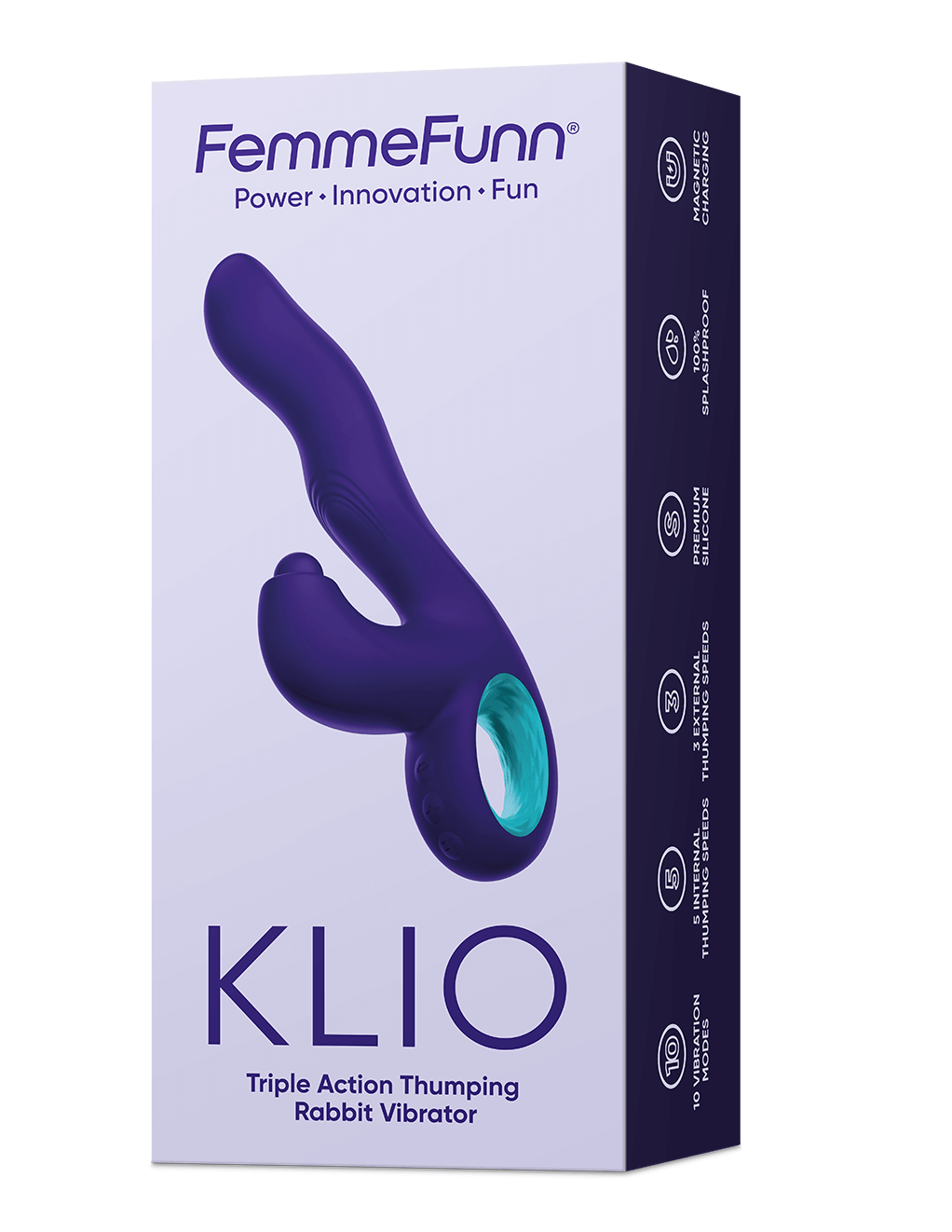 Femme Funn Klio - Dark Purple - Box