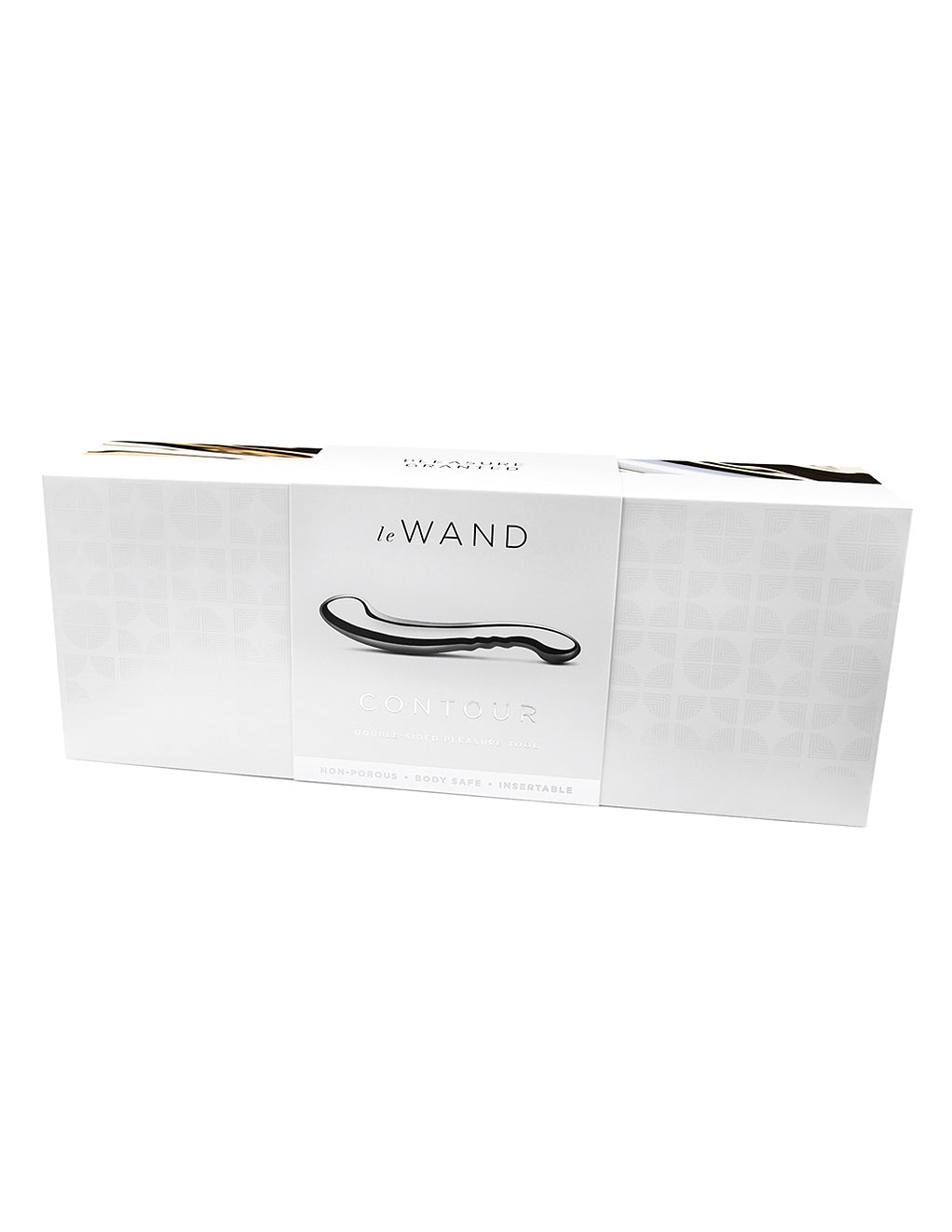Le Wand Contour Stainless Steel Double Ended Dildo- box