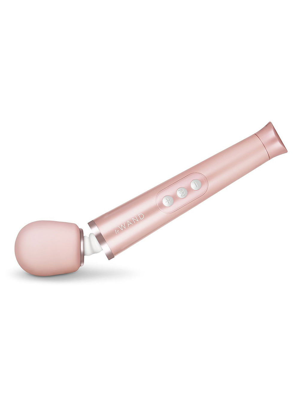 Le Wand Petite Rechargeable Massager Rose Gold Flexing
